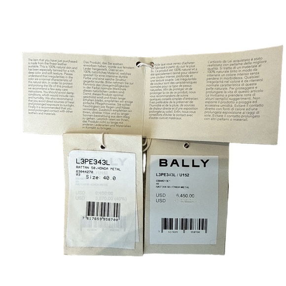 BALLY LEATHER JACKET RUNWAY  SS2023 SIZE 40 NEW WITH TAGS - Picture 7 of 8